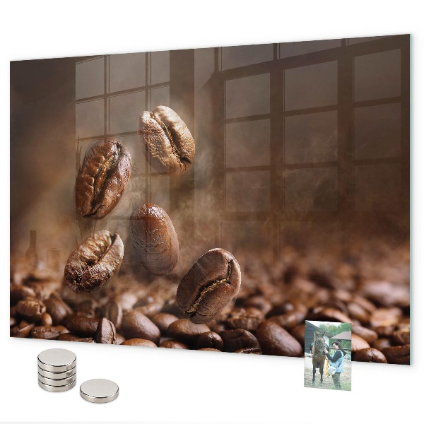 Lavagna magnetica per calamite chicchi di caffè