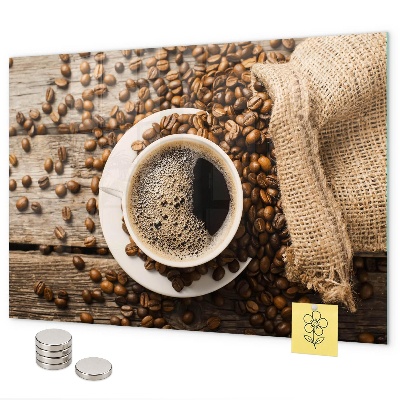 Lavagna magnetica Un sacchetto di caffè