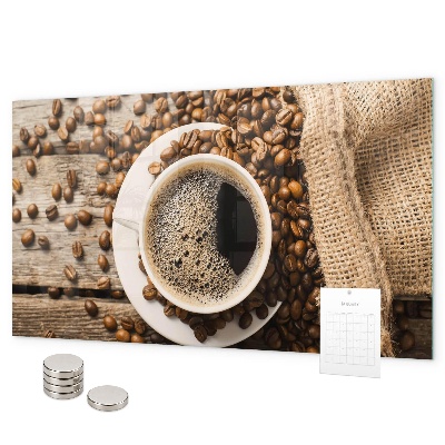 Lavagna magnetica Un sacchetto di caffè