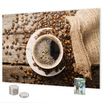 Lavagna magnetica Un sacchetto di caffè