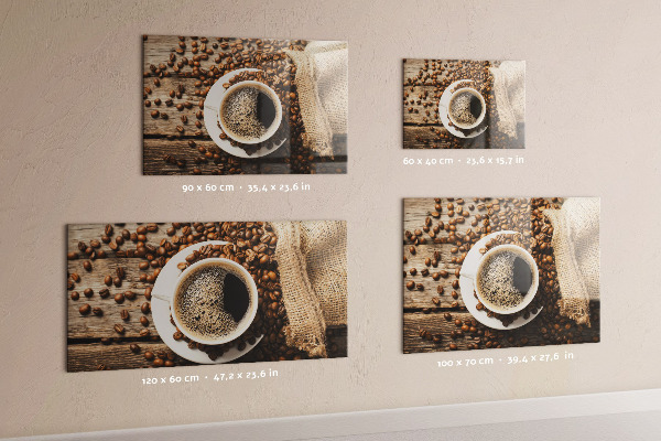 Lavagna magnetica Un sacchetto di caffè