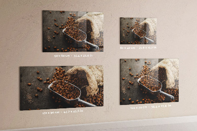 Lavagna magnetica Una confezione di caffè fresco