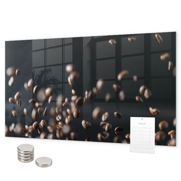 Lavagna magnetica per calamite chicchi di caffè