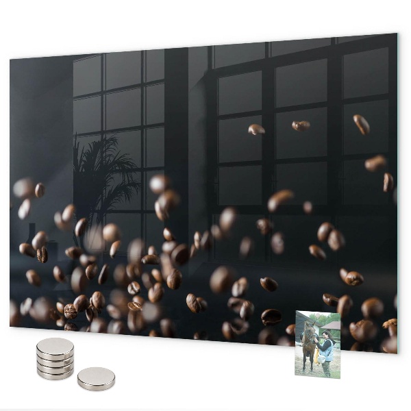 Lavagna magnetica per calamite chicchi di caffè
