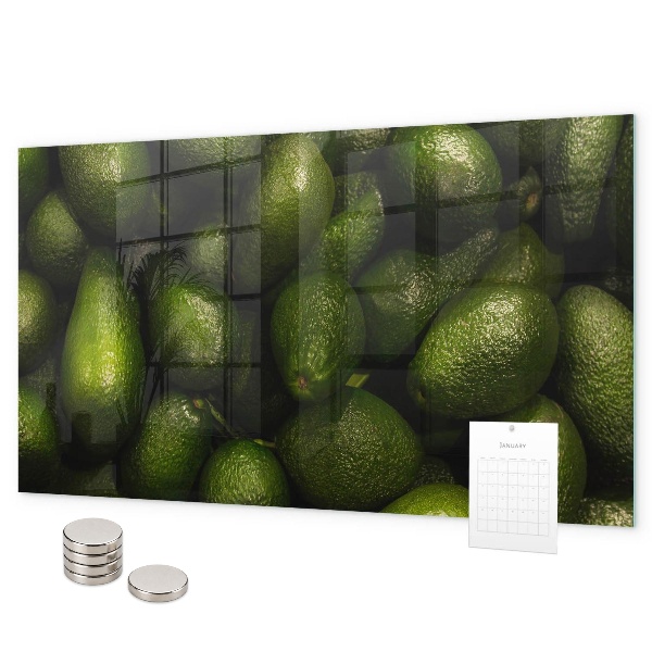 Lavagna magnetica per calamite Avocado