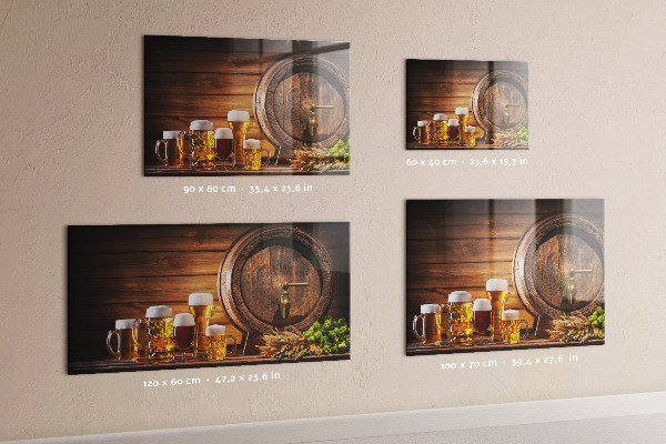 Lavagna magnetica Un barile di birra