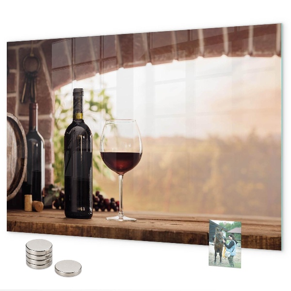 Lavagna magnetica Bottiglie di vino