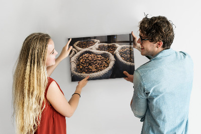 Lavagna magnetica per calamite Sacchetti di caffè