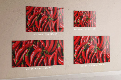 Lavagna magnetica Peperoncini piccanti