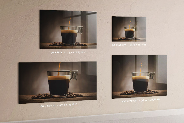 Lavagna magnetica Una tazza di caffè