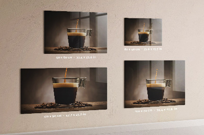 Lavagna magnetica Una tazza di caffè