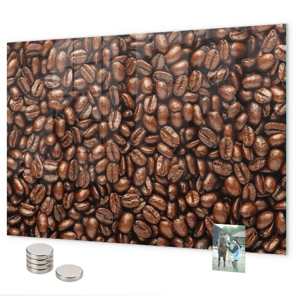 Lavagna magnetica per calamite chicchi di caffè