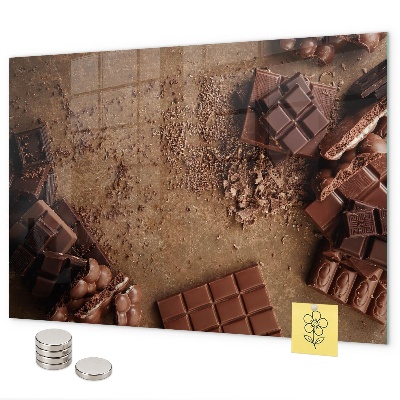 Lavagna magnetica Barrette di cioccolato