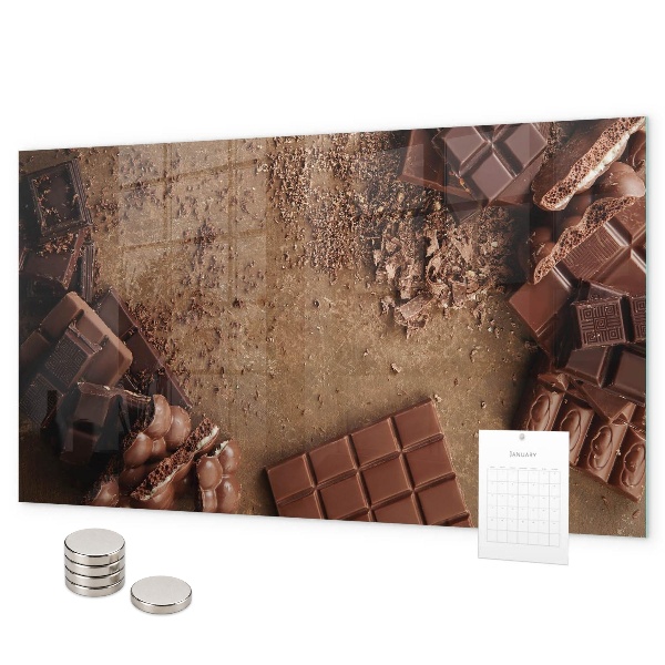Lavagna magnetica Barrette di cioccolato
