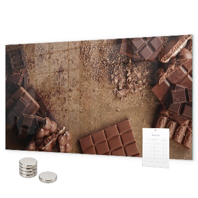 Lavagna magnetica Barrette di cioccolato