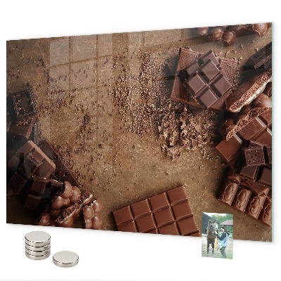Lavagna magnetica Barrette di cioccolato
