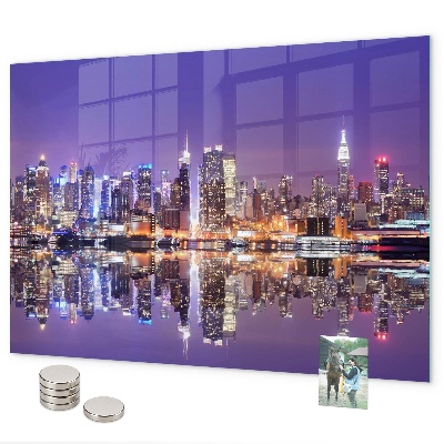 Lavagna magnetica New York di notte