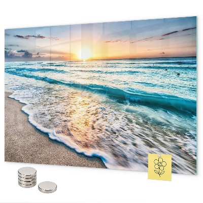 Lavagna magnetica Sabbia di mare sulla spiaggia