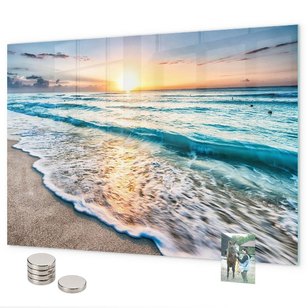 Lavagna magnetica Sabbia di mare sulla spiaggia