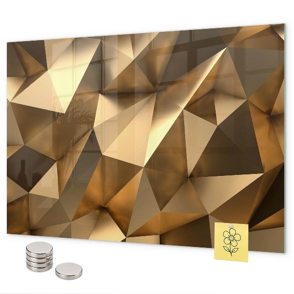 Lavagna magnetica Triangoli astratti