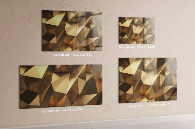 Lavagna magnetica Triangoli astratti