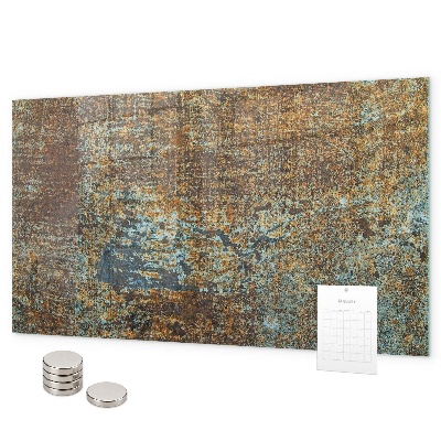 Lavagna magnetica per calamite Ruggine sul metallo