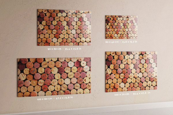 Lavagna magnetica Tappi di sughero
