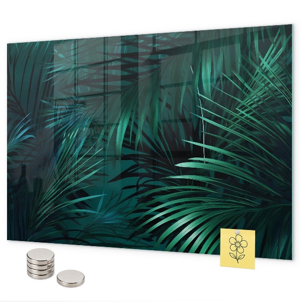 Lavagna magnetica Foglie tropicali