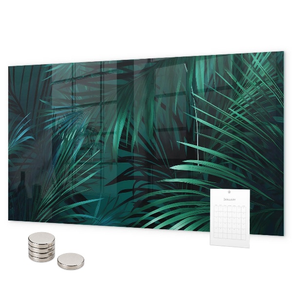 Lavagna magnetica Foglie tropicali