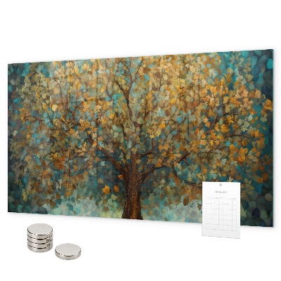 Lavagna magnetica per calamite Albero mosaico