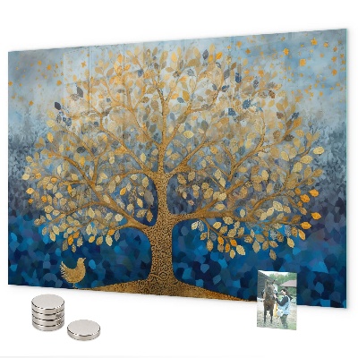 Lavagna magnetica Albero astratto
