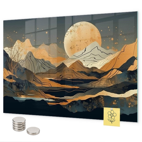 Lavagna magnetica per calamite Paesaggio astratto