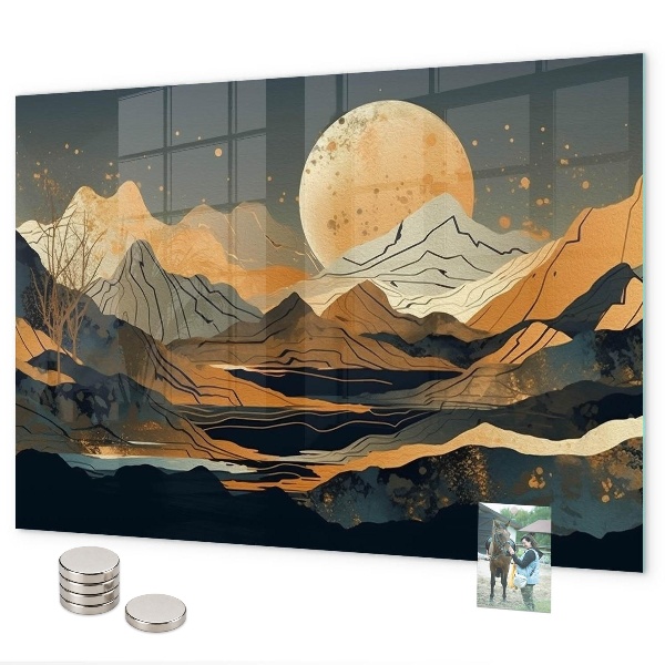 Lavagna magnetica per calamite Paesaggio astratto