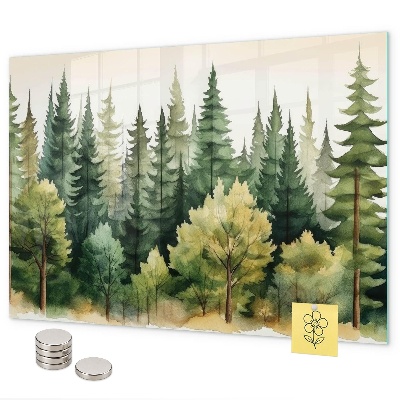 Lavagna magnetica Paesaggio forestale