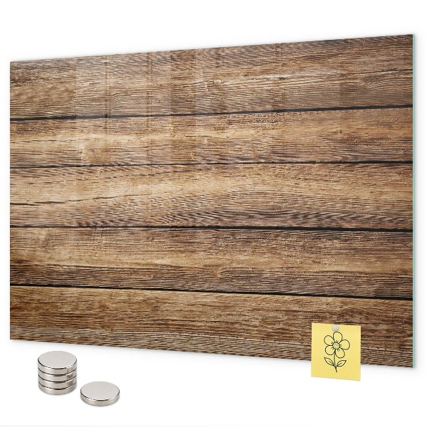 Lavagna magnetica per calamite Tavole di legno