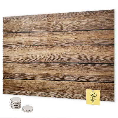 Lavagna magnetica per calamite Tavole di legno