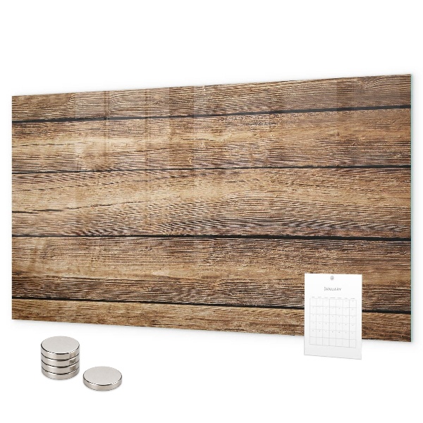Lavagna magnetica per calamite Tavole di legno