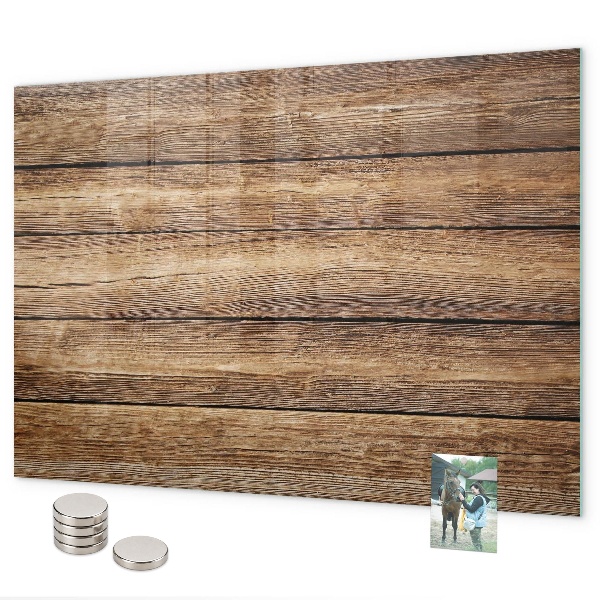 Lavagna magnetica per calamite Tavole di legno