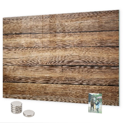 Lavagna magnetica per calamite Tavole di legno