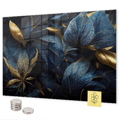 Lavagna magnetica per calamite Fiori ornamentali