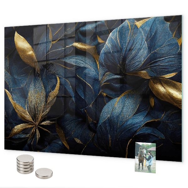 Lavagna magnetica per calamite Fiori ornamentali
