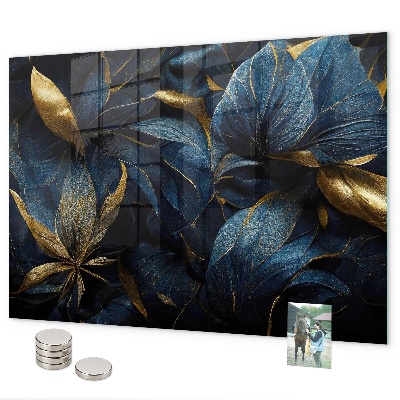 Lavagna magnetica per calamite Fiori ornamentali
