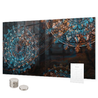 Lavagna magnetica per calamite Modelli di mandala