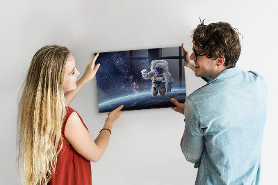 Lavagna magnetica per calamite Astronauta