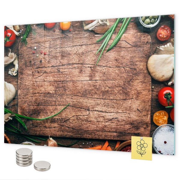Lavagna magnetica per calamite Tagliere da cucina
