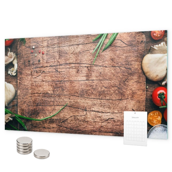 Lavagna magnetica per calamite Tagliere da cucina