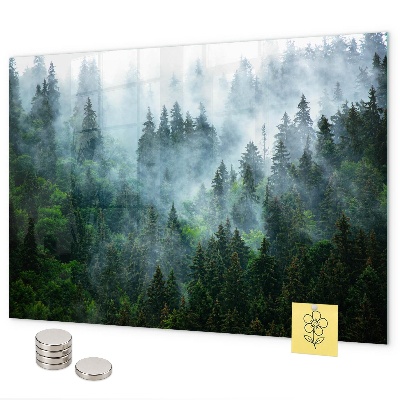Lavagna magnetica Foresta nebbiosa