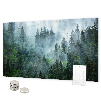 Lavagna magnetica Foresta nebbiosa