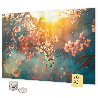 Lavagna magnetica Fiori primaverili