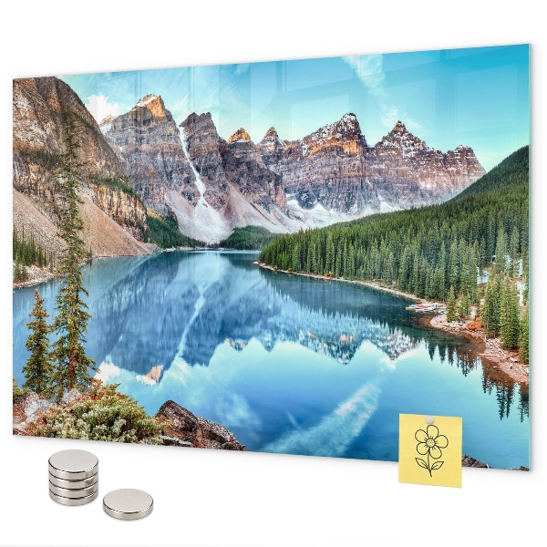 Lavagna magnetica per calamite paesaggio montano